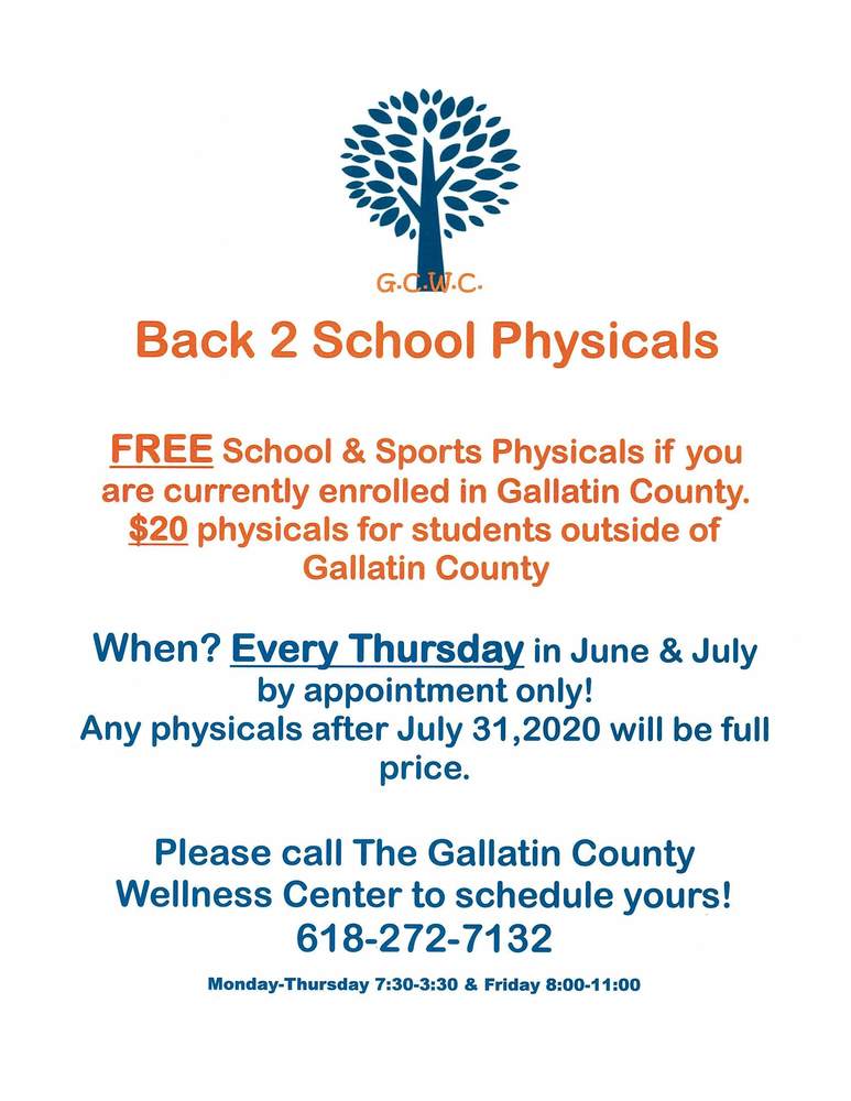 Back to School Physicals